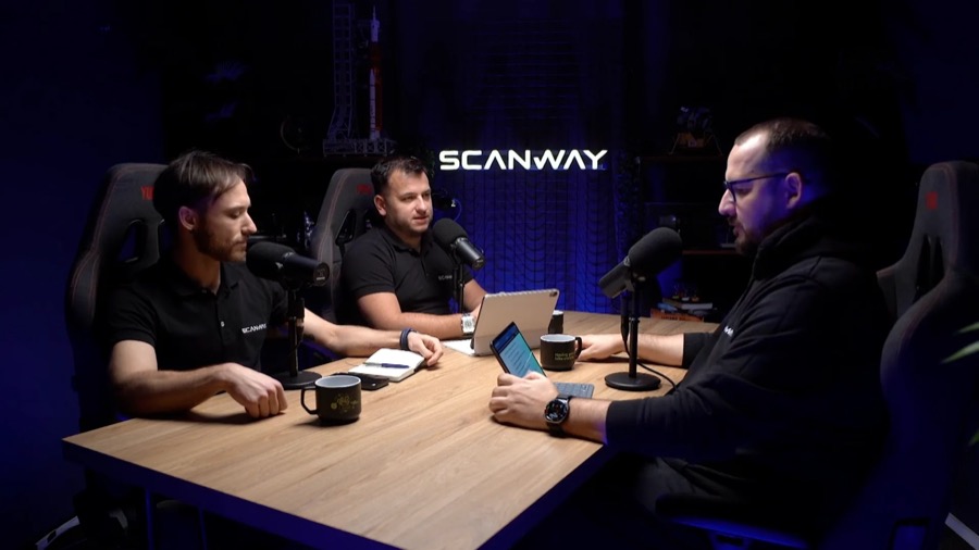 Podcast Scanway — nagranie w studiu Studio Makers